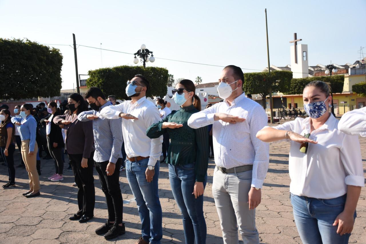 $!En Rosario, autoridades conmemoran el Natalicio de Benito Juárez