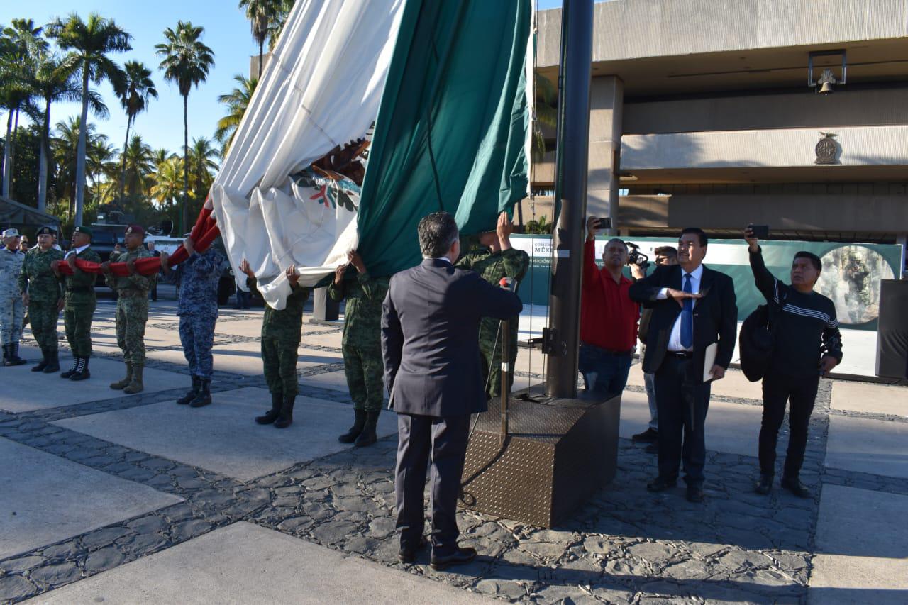 $!Conmemoran en Sinaloa el 106 aniversario de la Constitución Mexicana