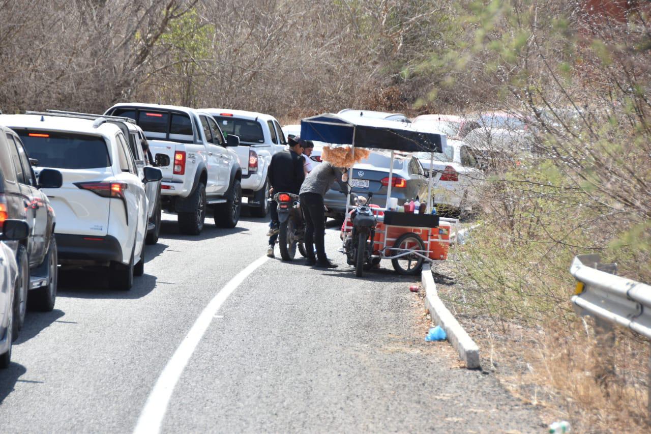 $!Sufre carretera Culiacán-Imala estragos del Festival del Globo