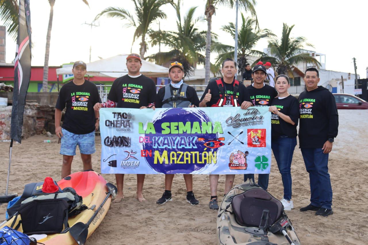 $!Arranca la Semana del Kayak con travesía a Isla Venados