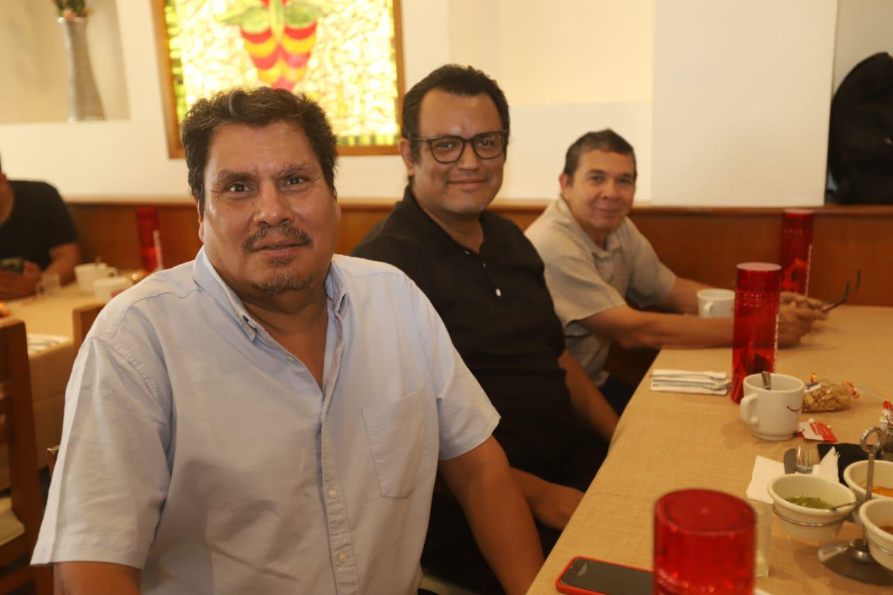 $!Enrique García, Luis Ramírez y Faustino Ibarra.