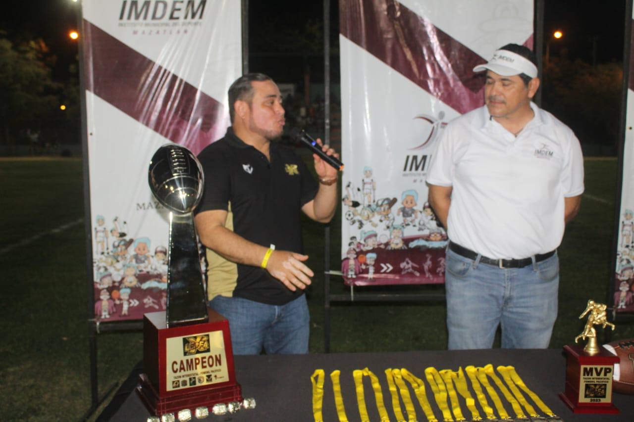 $!Cantan el primer down del Tazón Pacífico de Futbol Americano Femenil