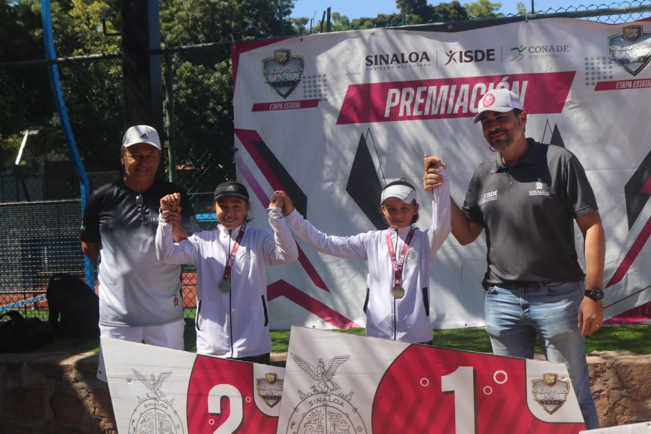 $!Concreta la selección de tenis de Mazatlán ocho medallas en Culiacán