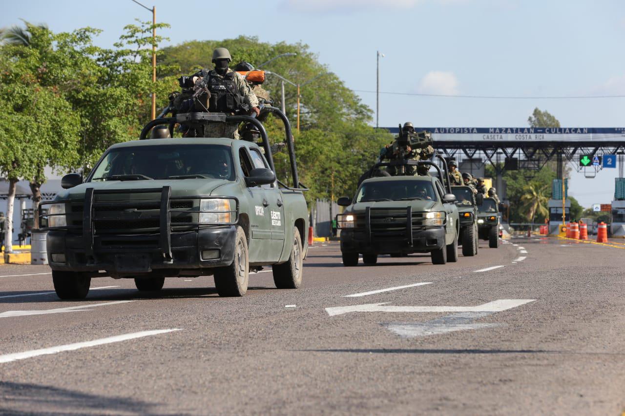 $!Llegan 250 elementos militares a Sinaloa, este domingo