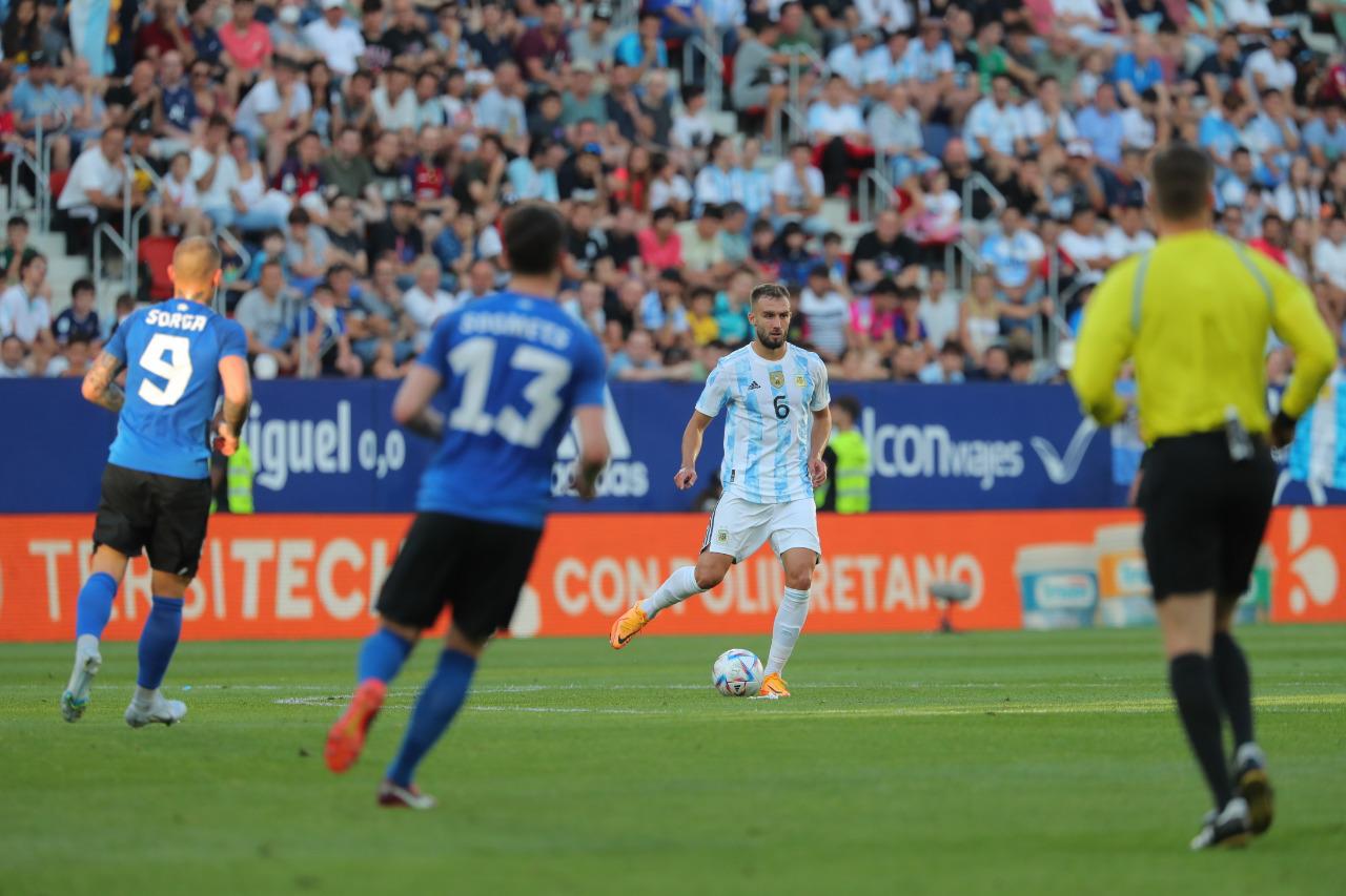 $!Argentina golea a Estonia con cinco goles de Messi