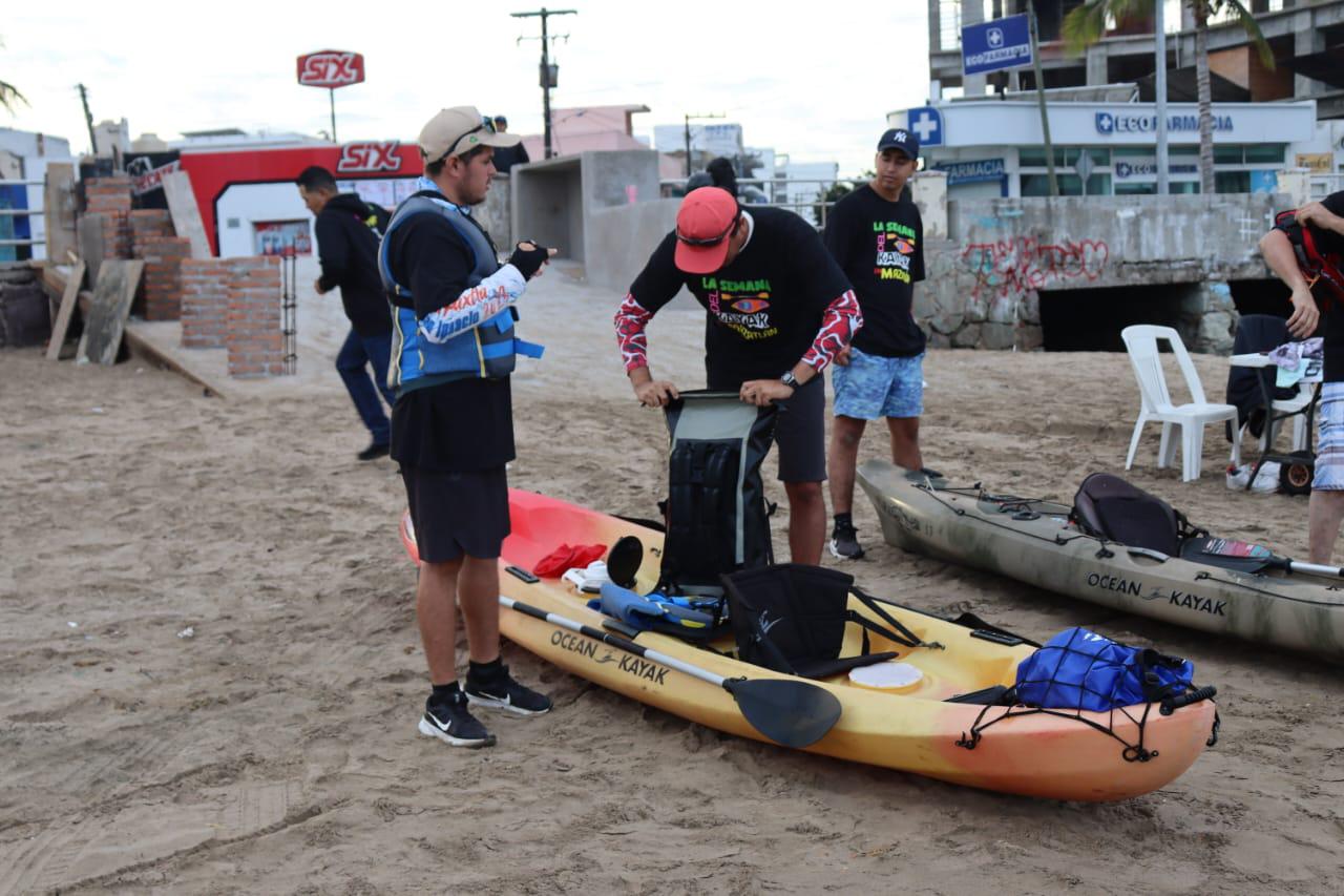 $!Arranca la Semana del Kayak con travesía a Isla Venados