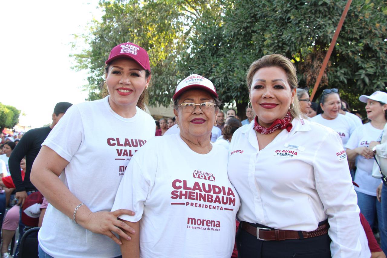 $!Claudia Valdez cierra su campaña por la Alcaldía de Rosario