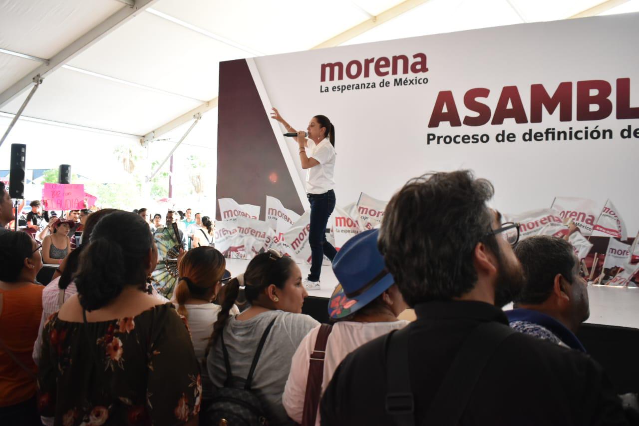 $!Claudia Sheinbaum encabeza mitin en Culiacán con más de 10 mil personas