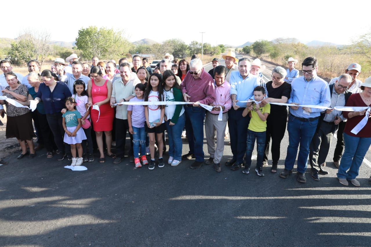 $!Inaugura Gobierno de Sinaloa carretera desde El Guadare, Mocorito, a la México 15