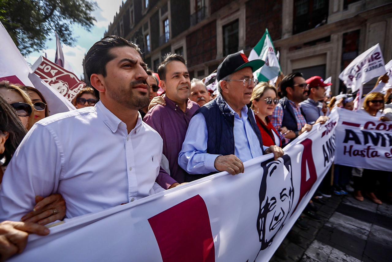 $!Acompaña Rocha Moya en mitin al Presidente López Obrador