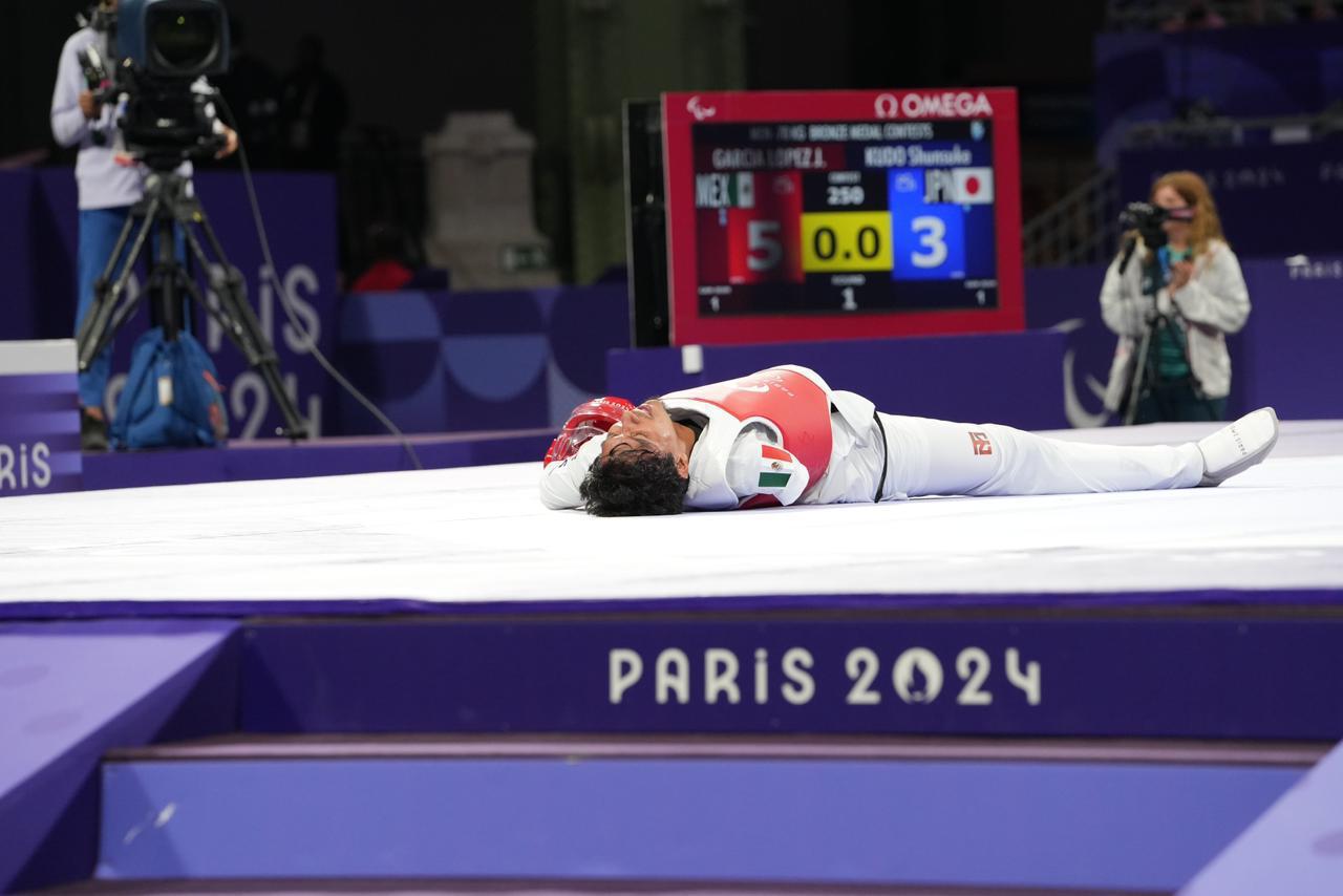 $!¡Sinaloense Juan Diego García vuelve al podio en París 2024!