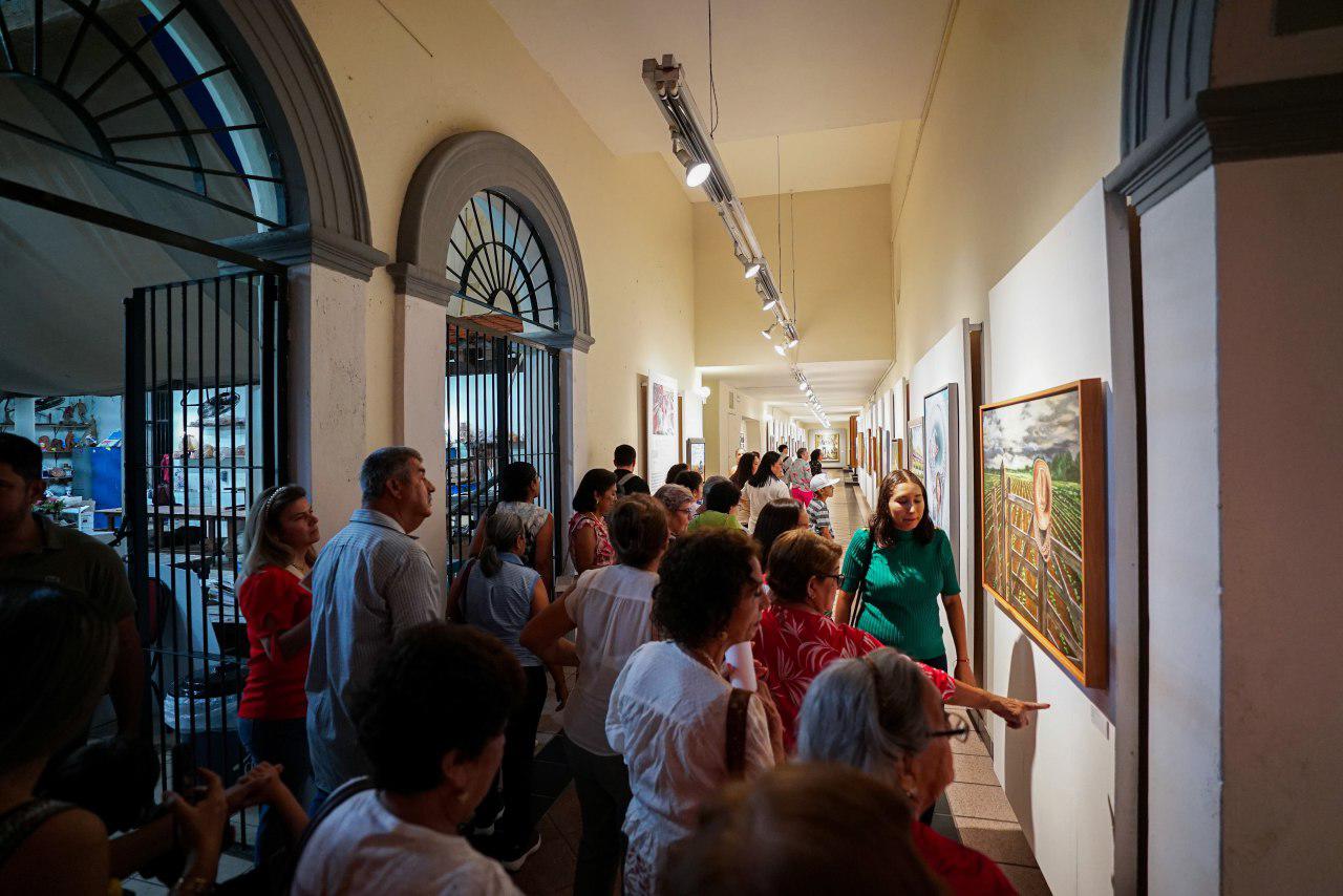 $!La muestra se inauguró en la Galería Rubio, con una nutrida asistencia.