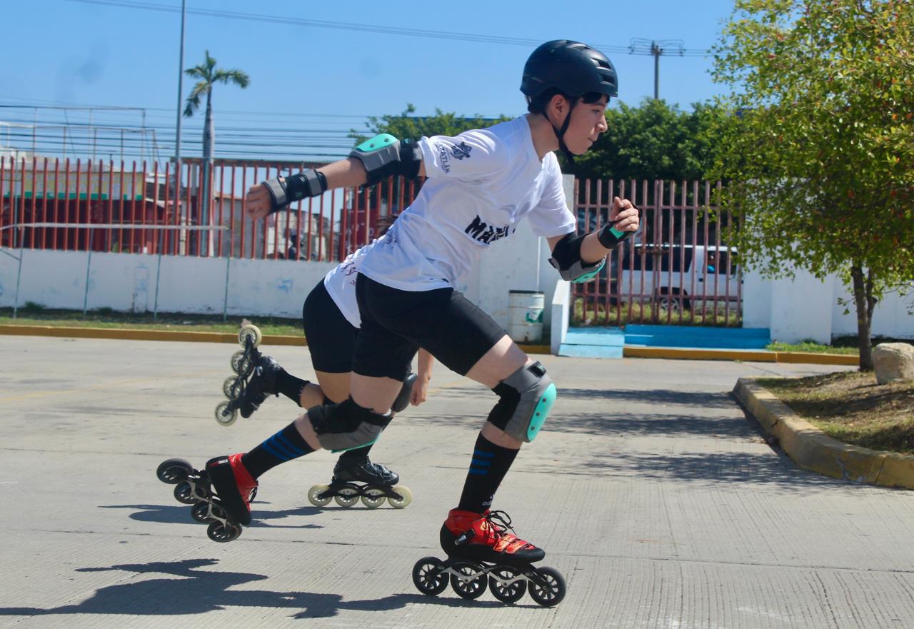 $!Domina Mazatlán medallero del patinaje de velocidad, en la etapa estatal de Juegos Conade