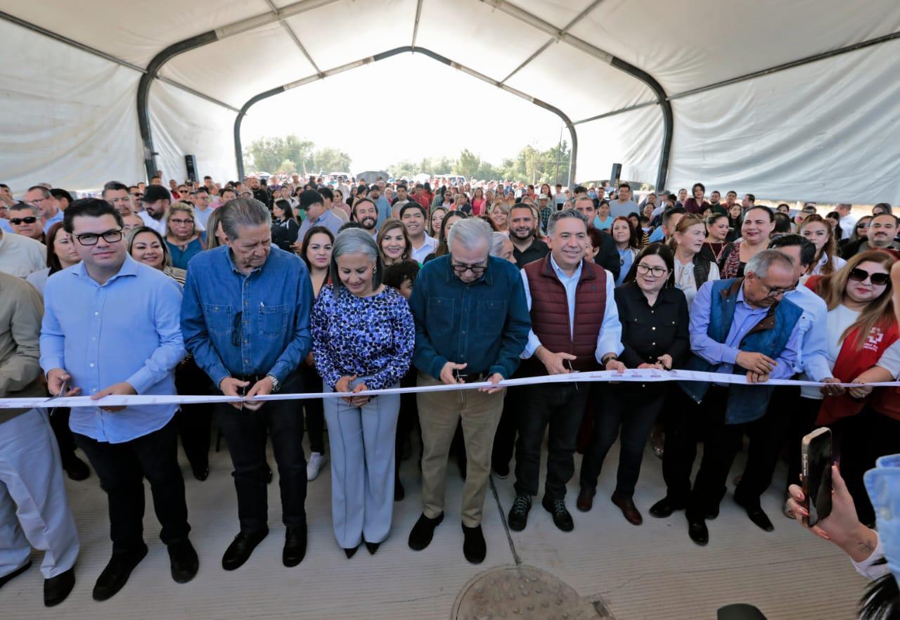 $!Gobierno de Sinaloa inaugura primera etapa del malecón de Guamúchil