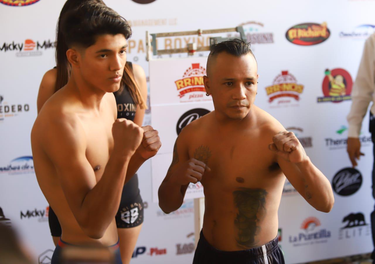 $!Pugilistas de ‘Sangre Nueva 2’ vencen a la báscula