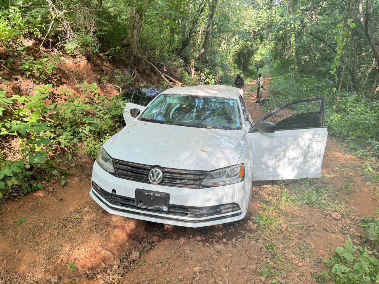 $!Enfrentamiento en El Guasimal, Culiacán, deja seis civiles armados muertos