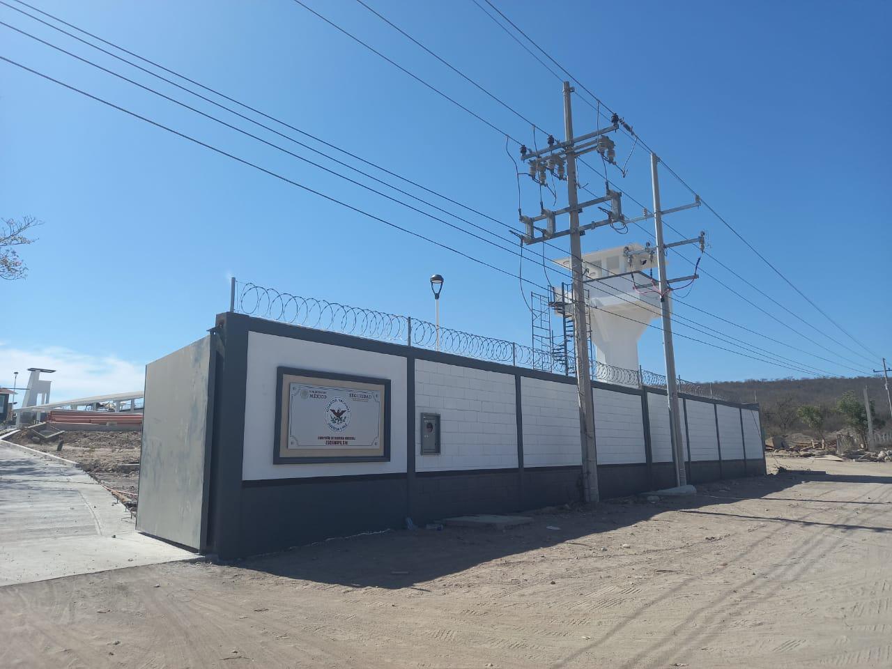 $!En Escuinapa, está prácticamente terminado edificio de base de la Guardia Nacional