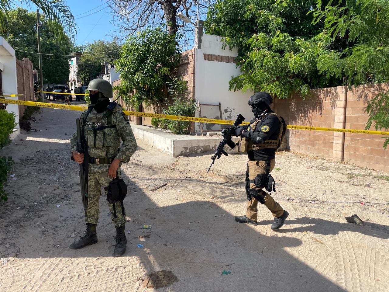 $!Catean inmueble en Culiacán, rescatan a secuestrado y hallan aeronave