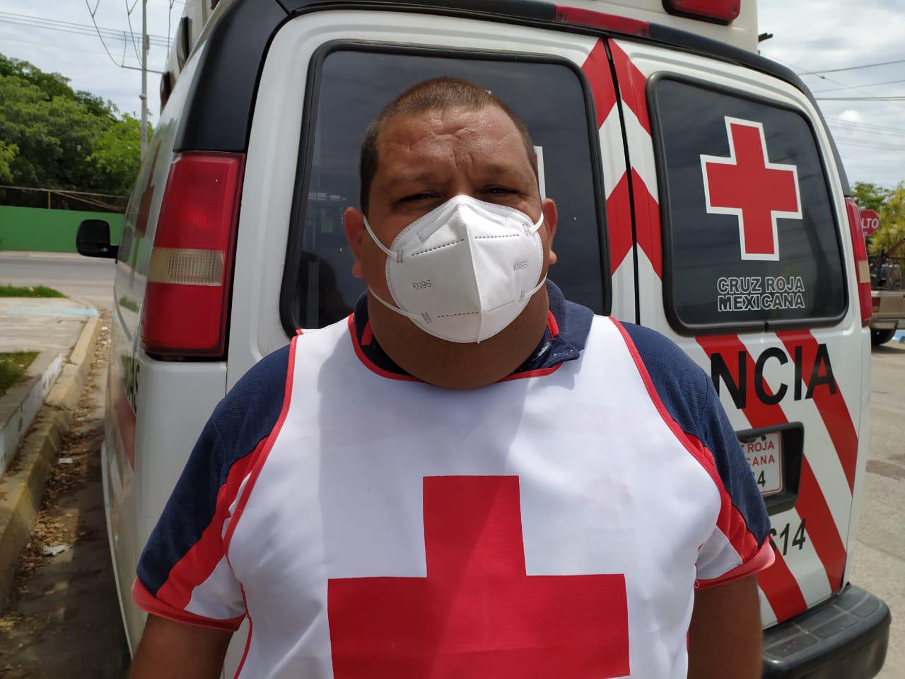 $!Jannaí Chávez Mejía, coordinador de Socorristas de Cruz Roja.
