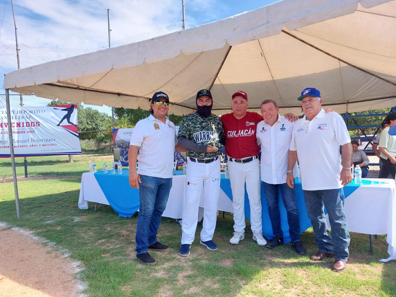 $!Ponen en marcha Liga de Beisbol 60 años y mayores del Club Los Ángeles