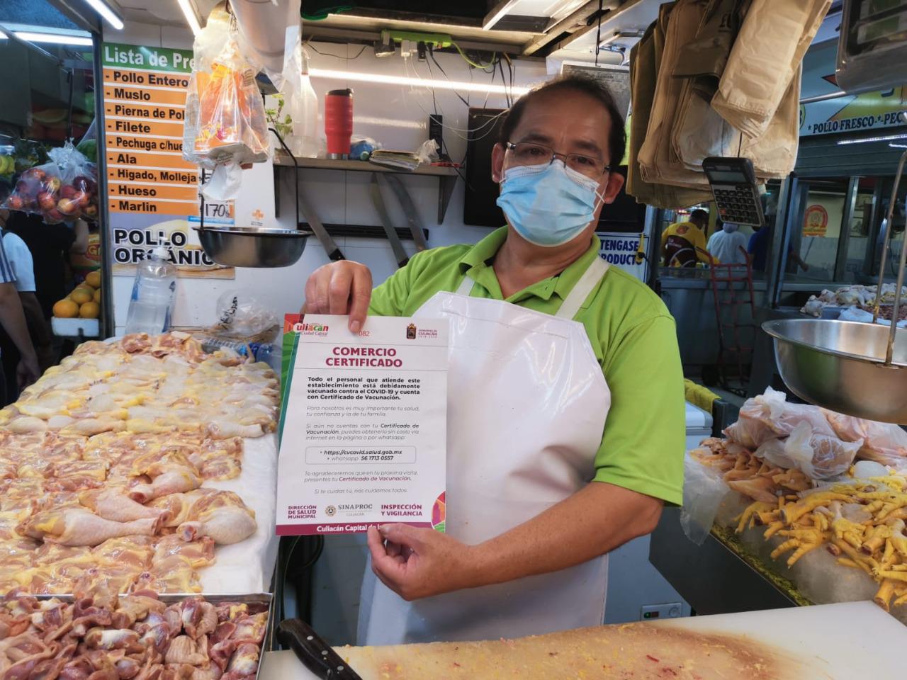 $!Visita Estrada Ferreiro Mercado Garmendia para entregar Certificados de Confianza