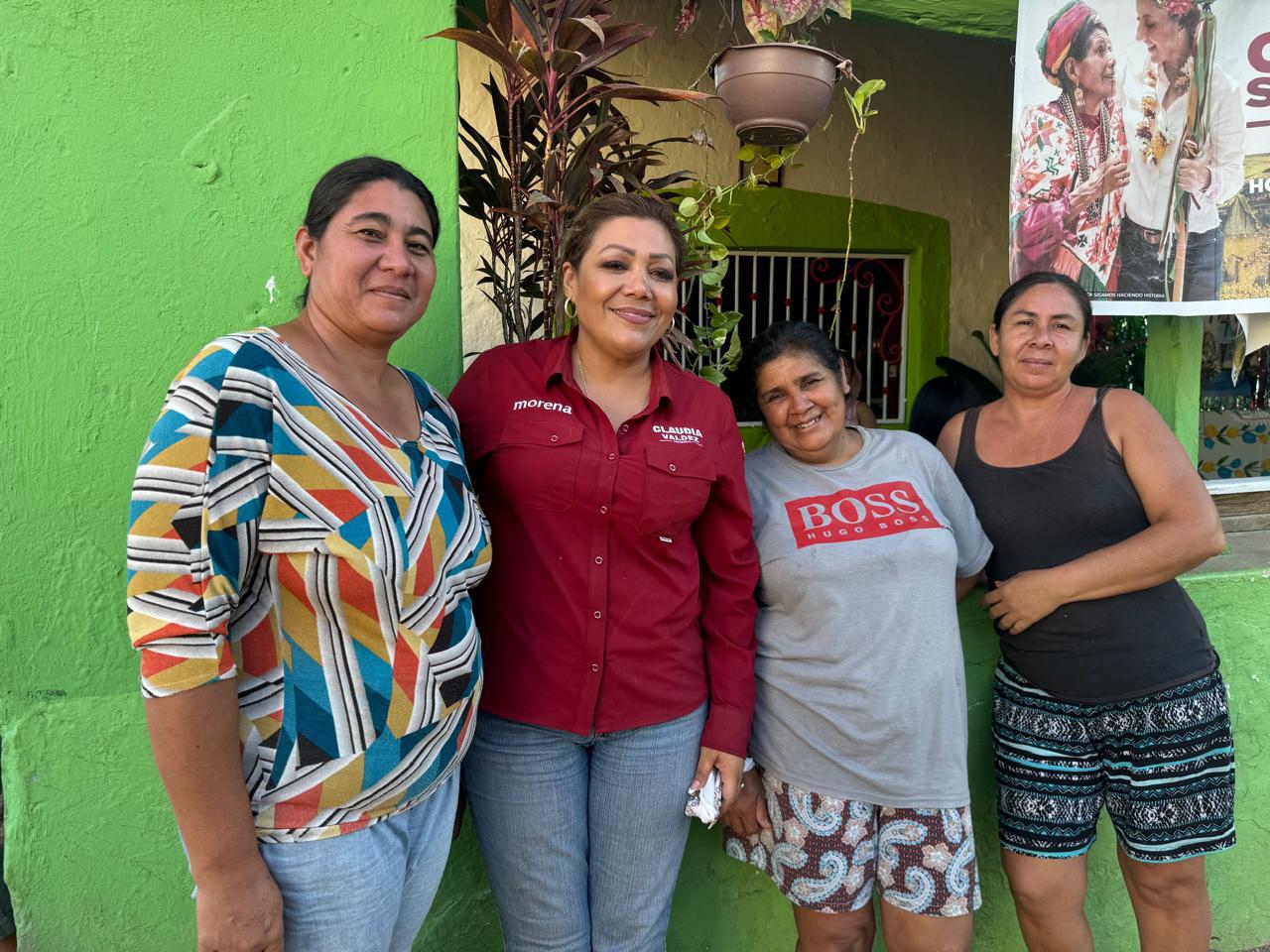 $!Claudia Valdez visita la zona serrana de Rosario