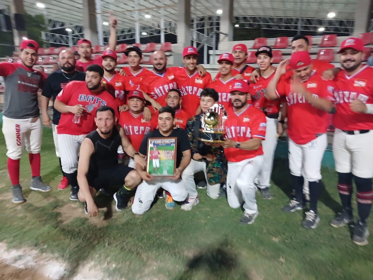 $!Se corona Suterm-Sección 75 campeón de la Liga de Beisbol Primera Fuerza Nocturna