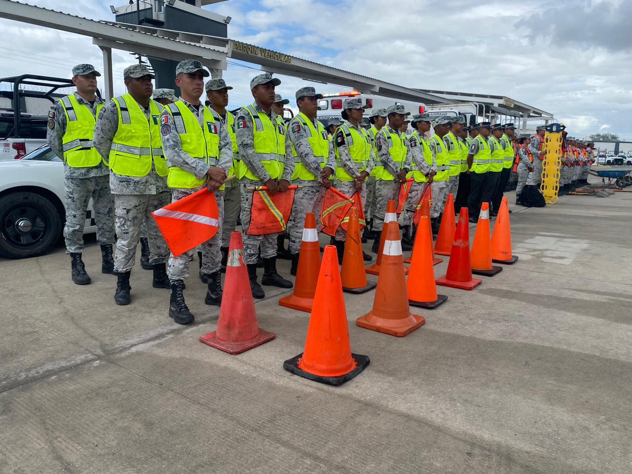 $!Activa Guardia Nacional ‘fase preventiva’ en Tamaulipas ante avance de la tormenta ‘Alberto’