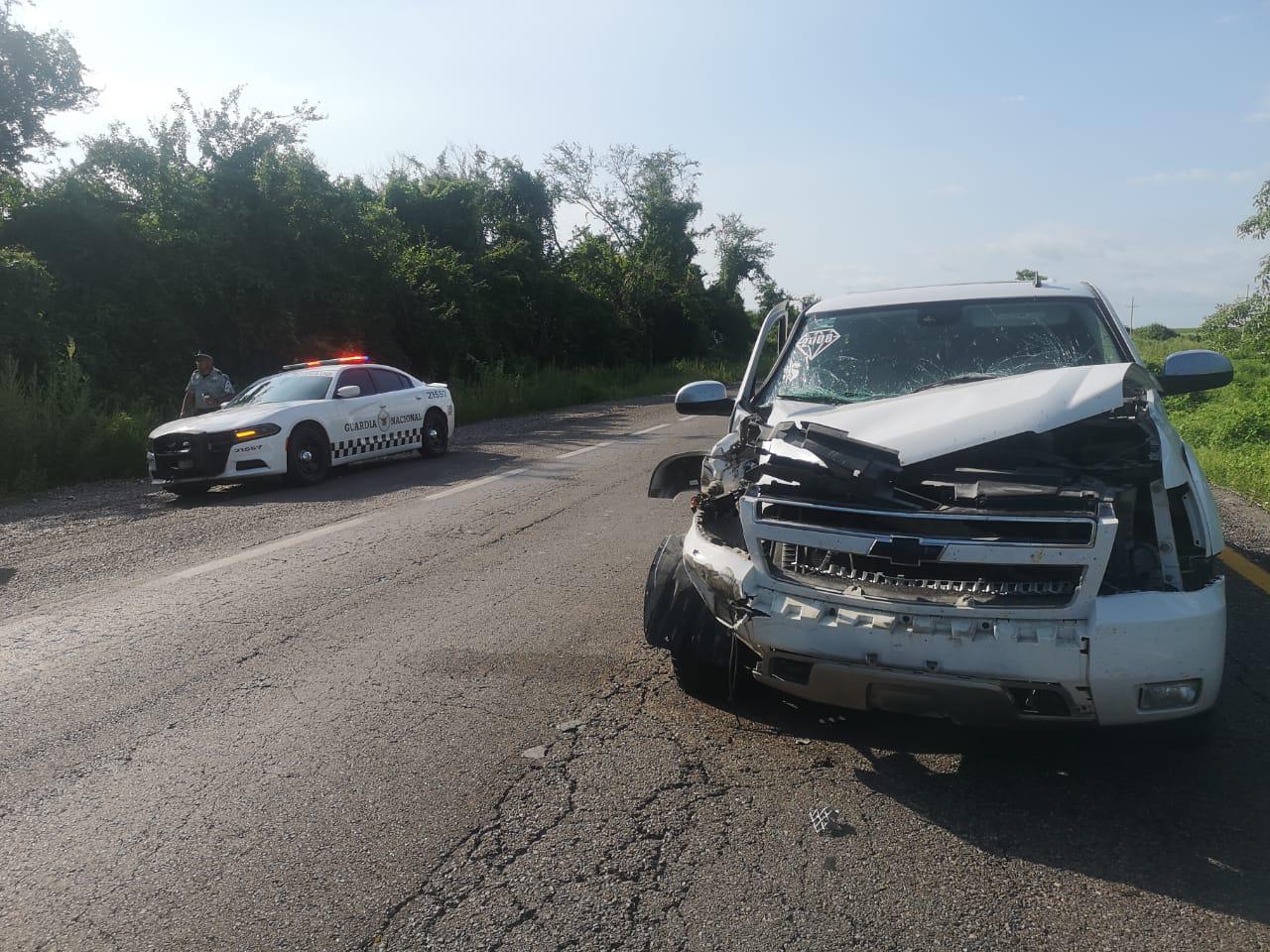 $!Choque en la Culiacán-Mazatlán deja daños materiales a la altura de Elota