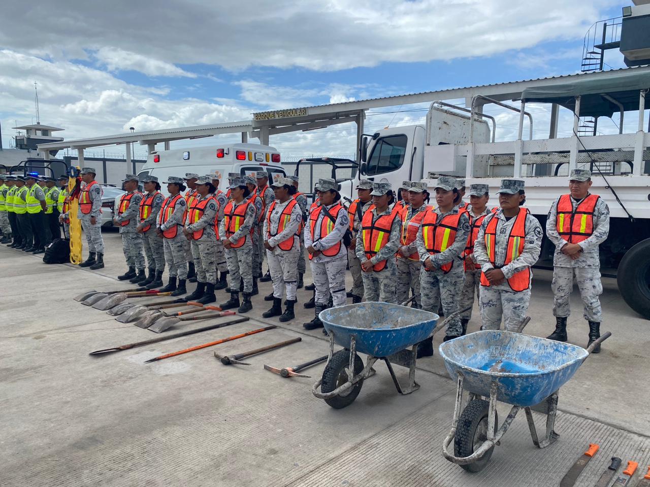 $!Activa Guardia Nacional ‘fase preventiva’ en Tamaulipas ante avance de la tormenta ‘Alberto’