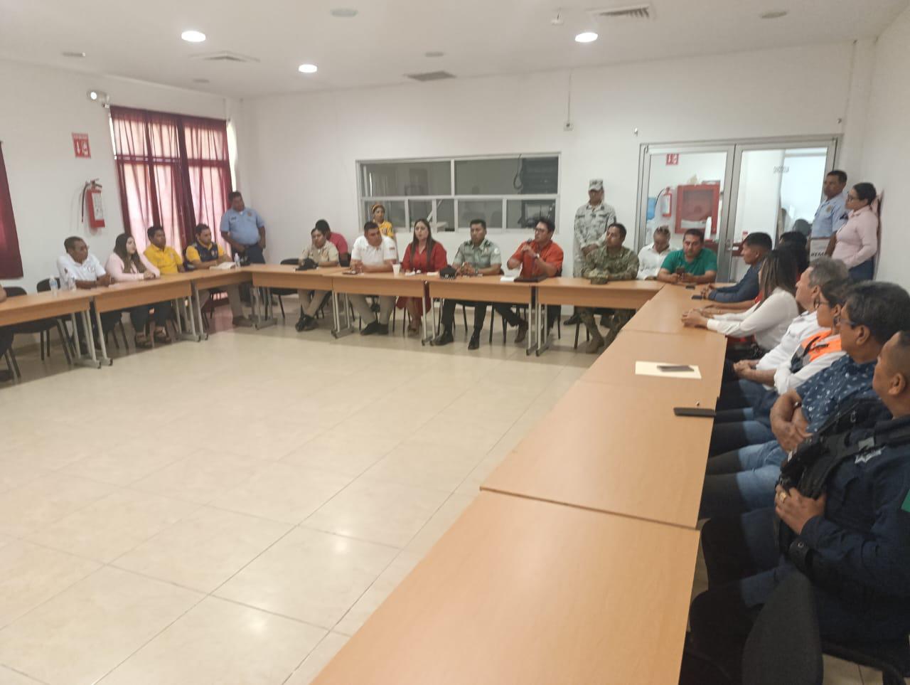 $!Inicia en Escuinapa sesión Consejo de Protección Civil Municipal para temporada de lluvias y huracanes