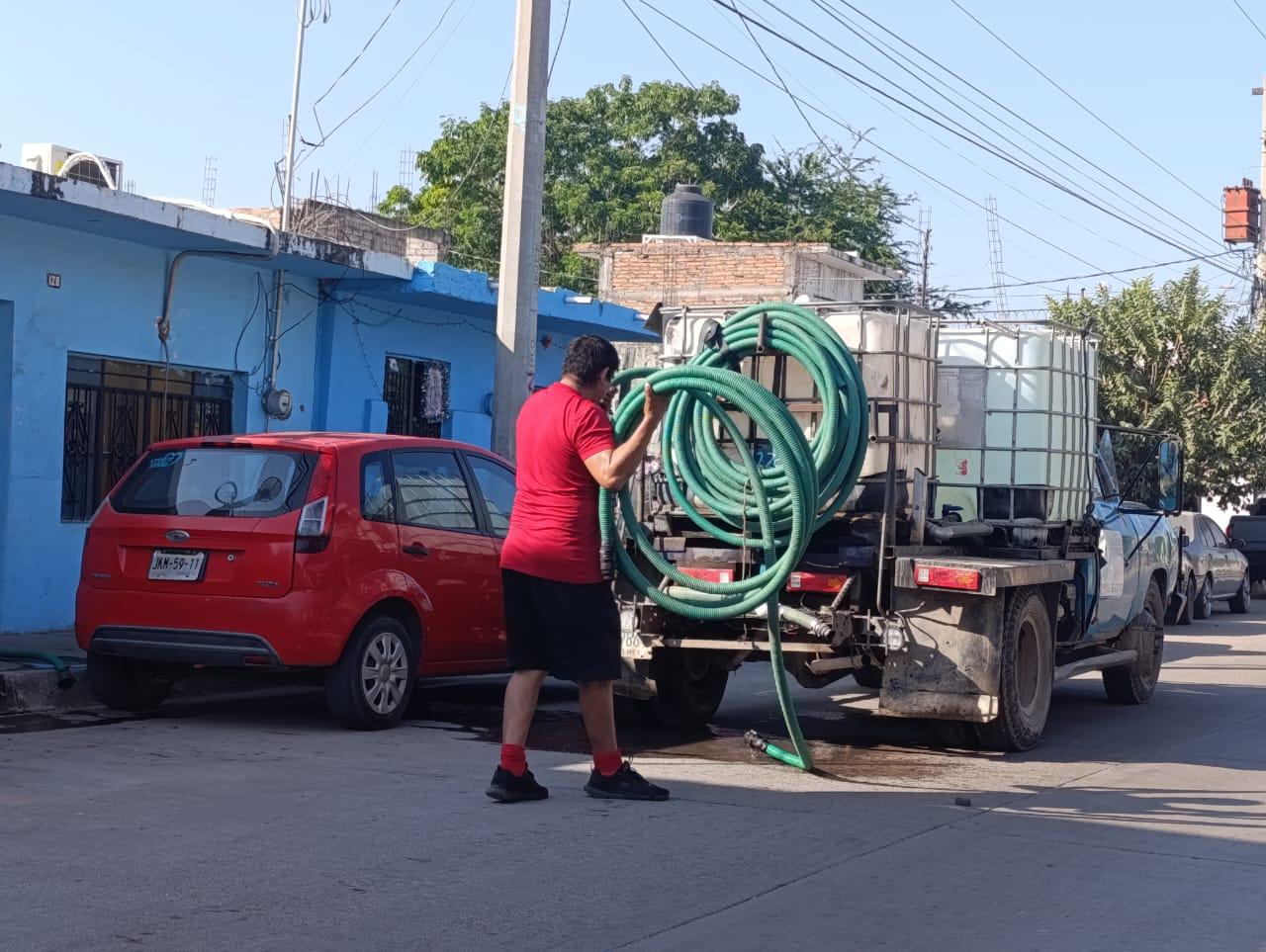 $!Prevalece en Escuinapa problema de abasto del agua