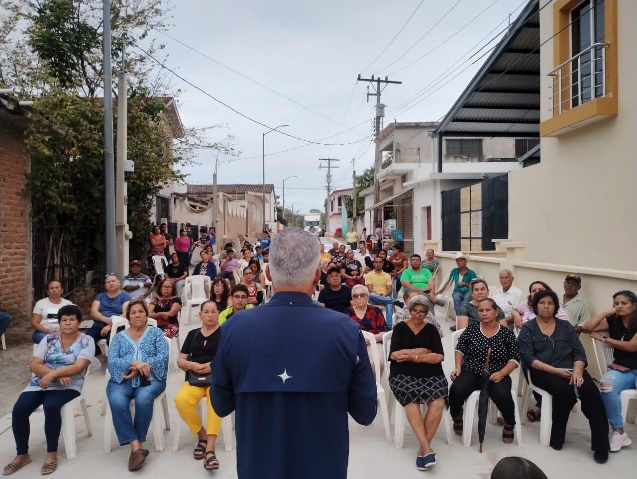 $!Inauguran calle Río Presidio en Agua Caliente de Gárate, en Concordia