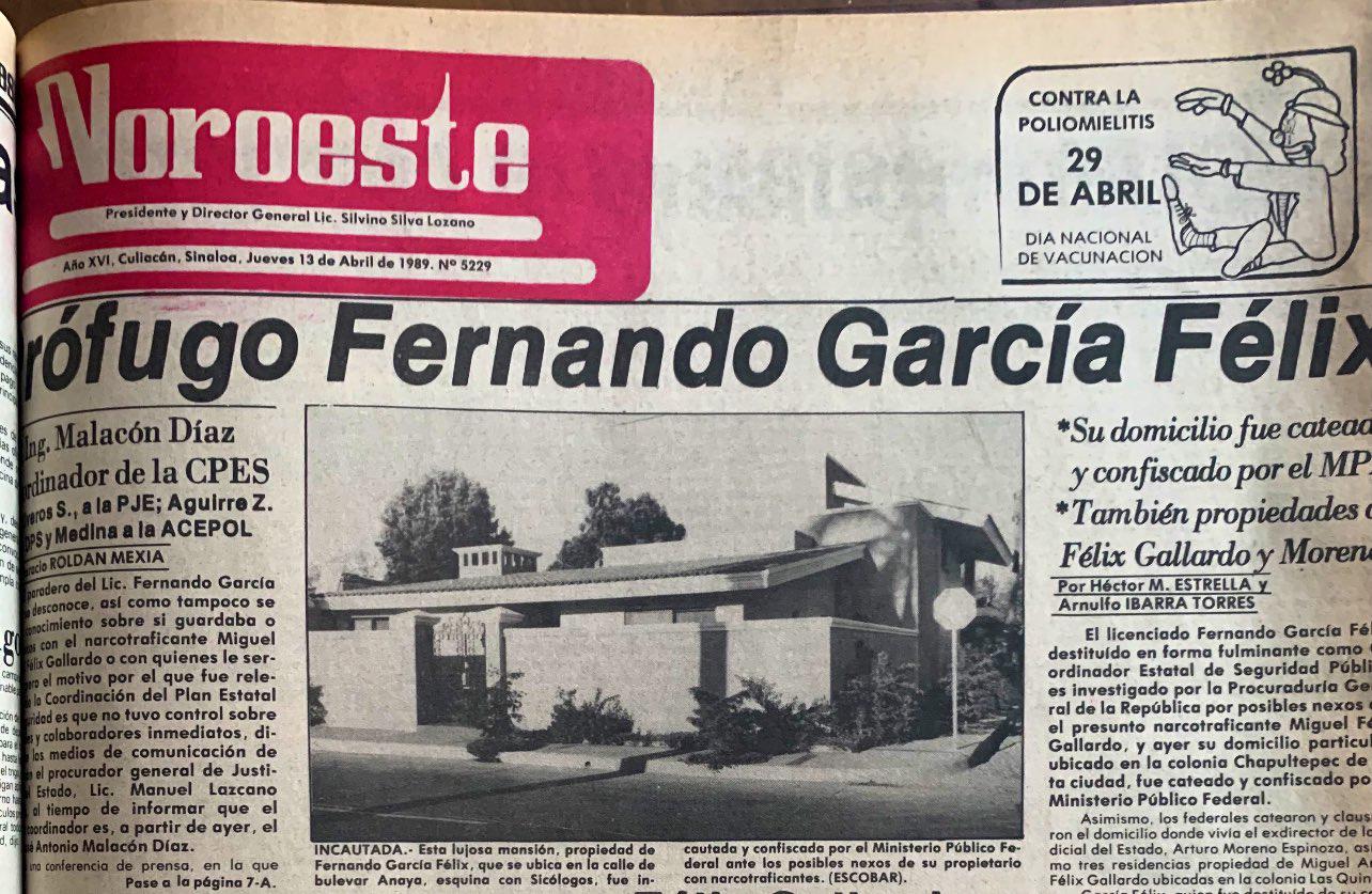 $!En 1989, mandos de Labastida fueron acusados de proteger a Félix Gallardo; me fallaron los informadores’, dijo