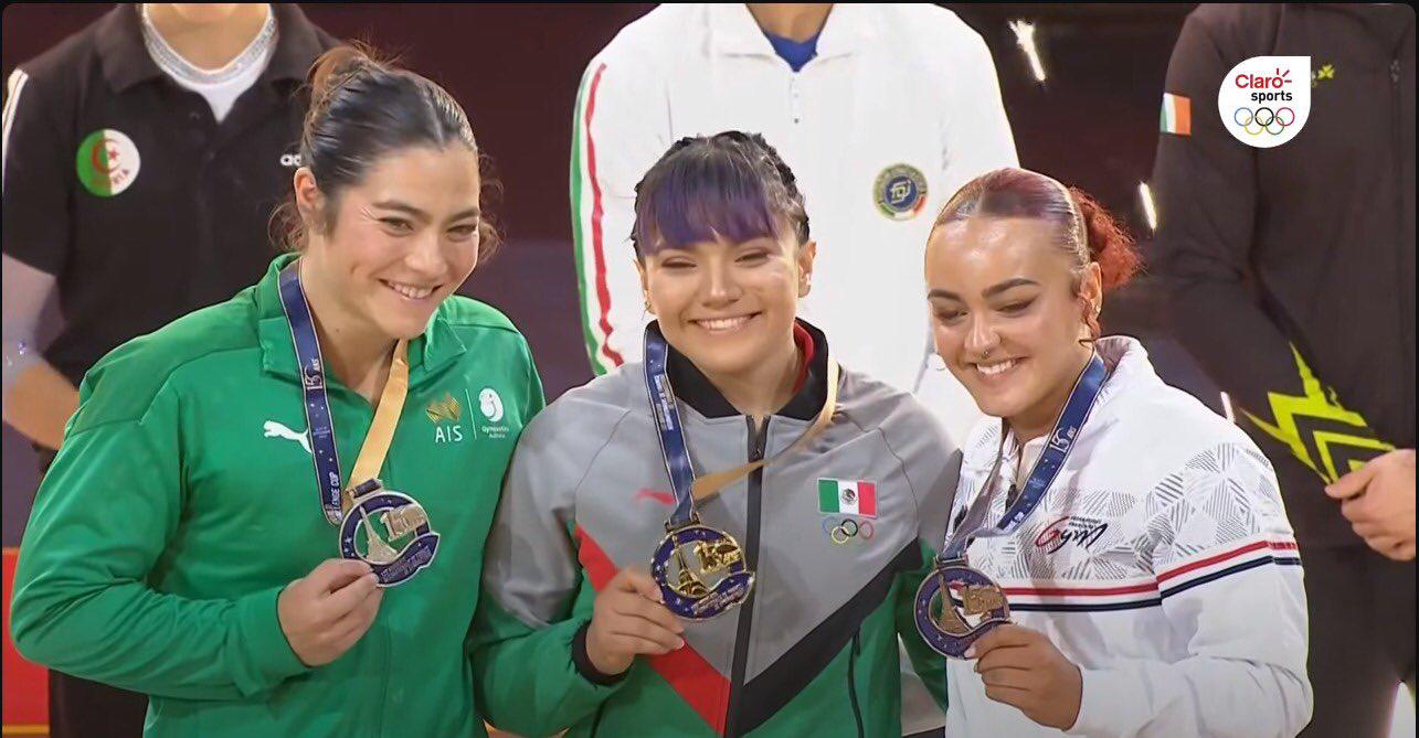 $!Alexa Moreno gana oro y bronce en Copa del Mundo de Gimnasia