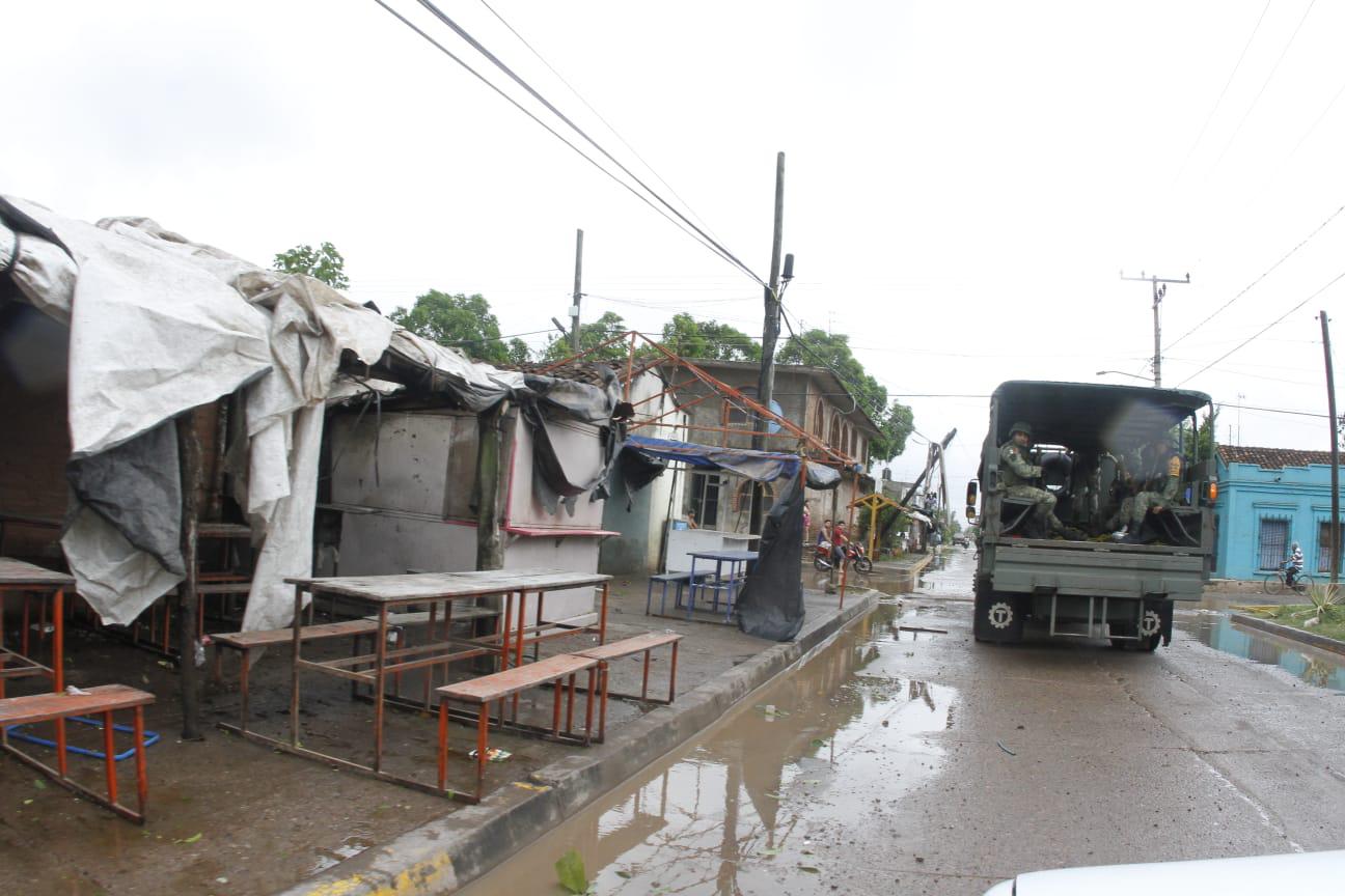 $!Paso del huracán Orlene deja daños en poblados de Rosario