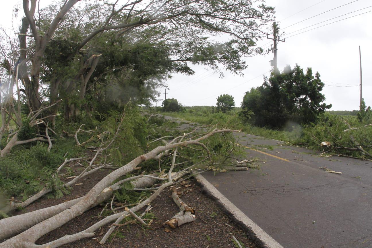 $!Paso del huracán Orlene deja daños en poblados de Rosario