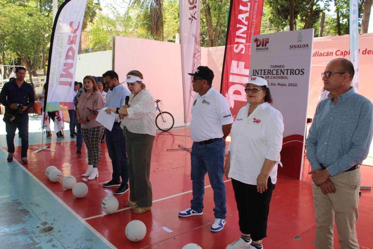 $!Imdec inaugura Primer Torneo de cachibol para personas de la tercera edad