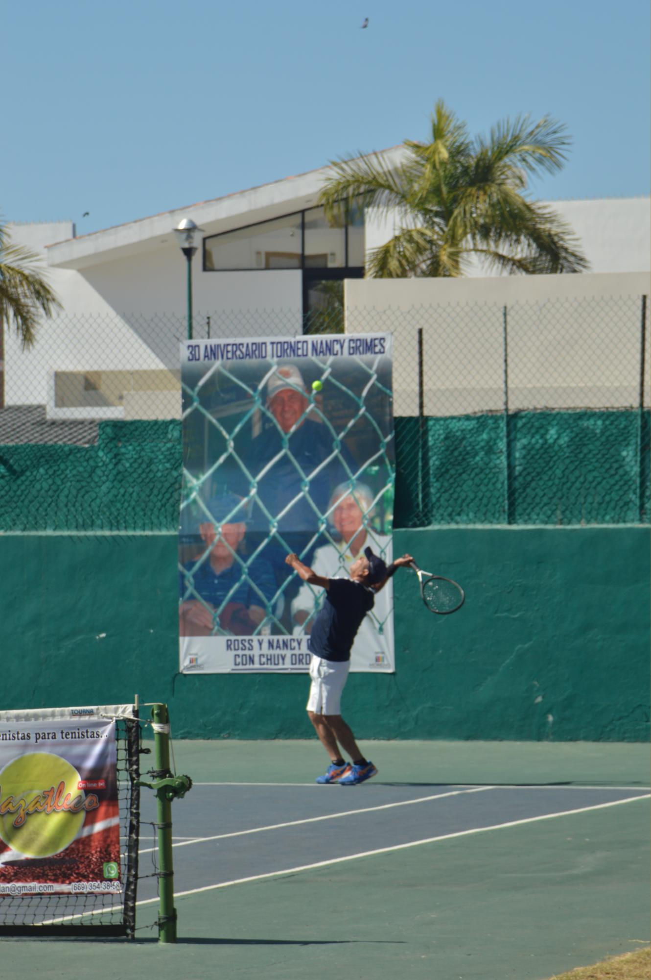 $!Becerra y Dodson sacan categoría en Torneo de Tenis Nancy Grimes