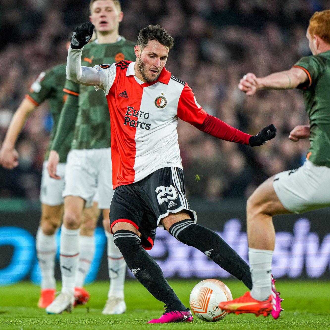 $!Giménez encauza goleada del Feyenoord en la Europa League