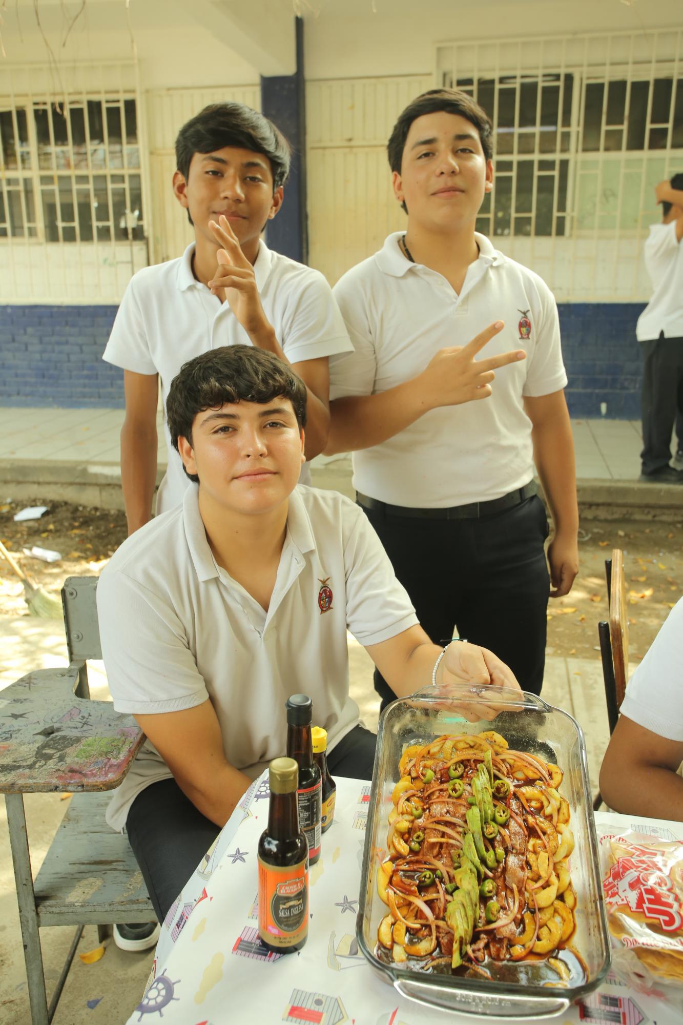 $!Ángel Antonio Toribio, Brayan Martínez y Camilo Trejo.