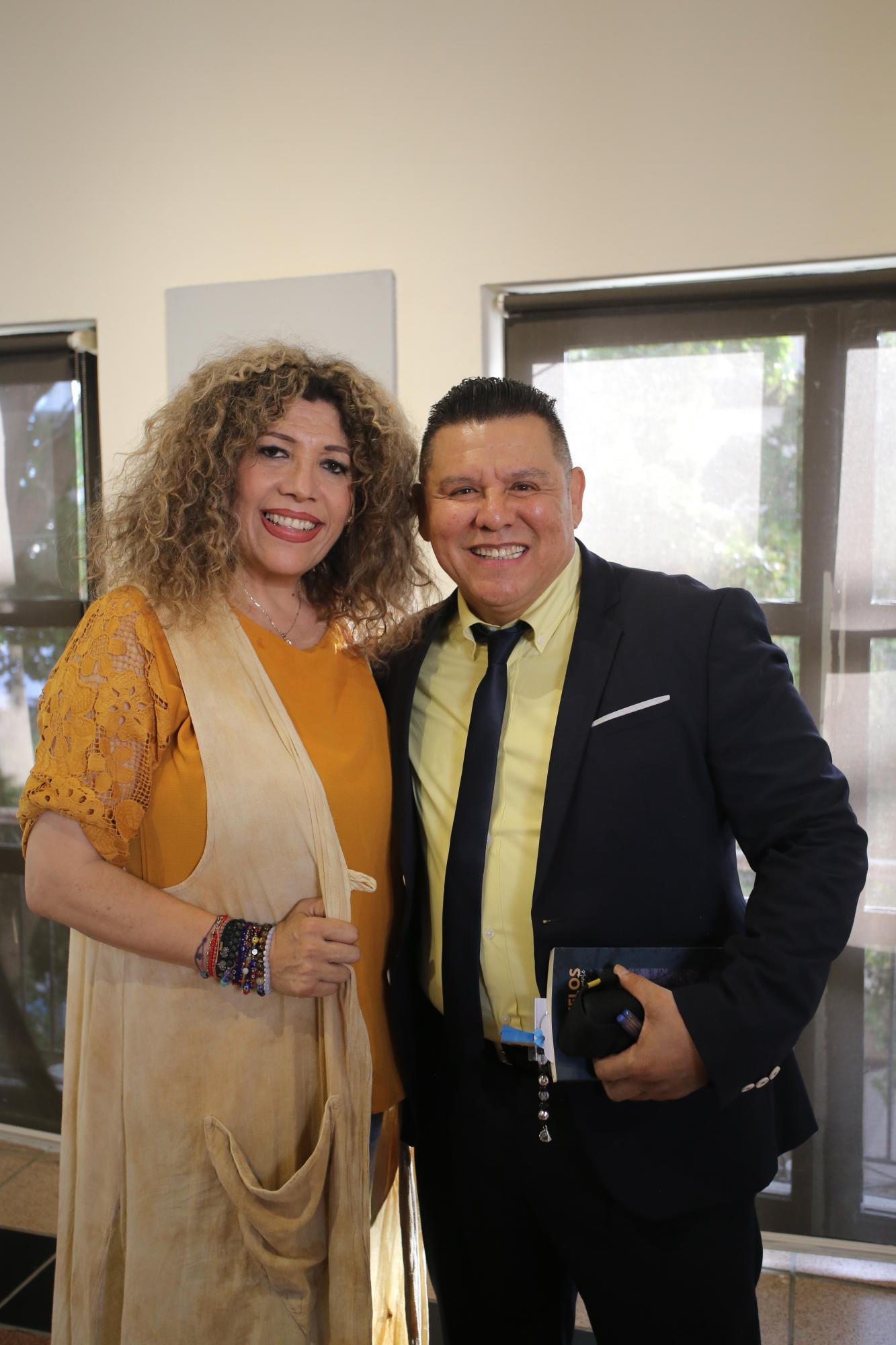 $!Jaqueline López Leal junto a su tío Ronaldo Leal Leal.