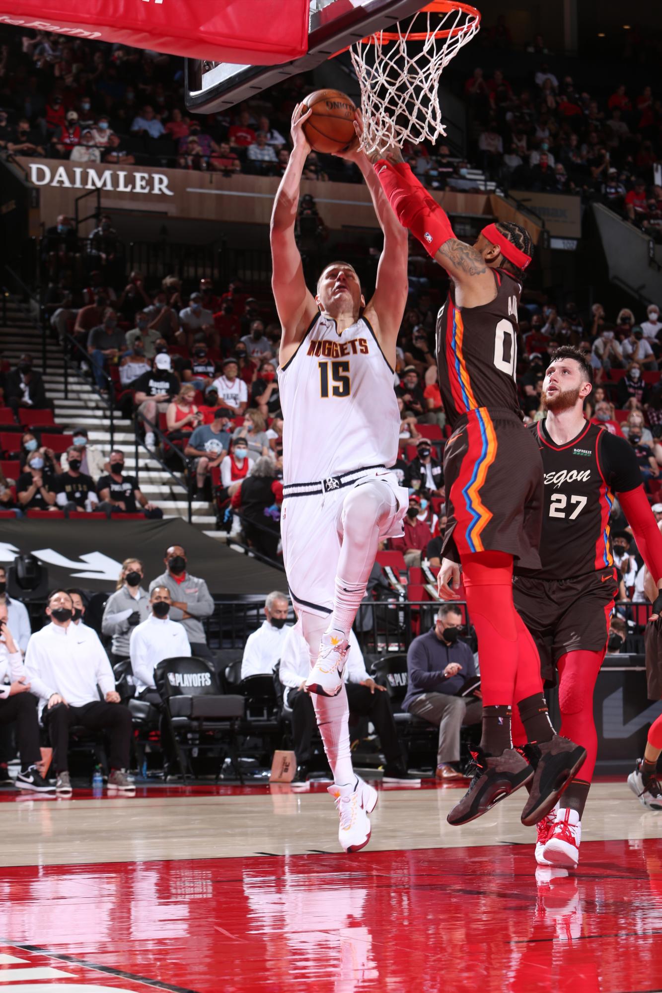 $!Con un buen aporte de Facundo Campazzo, Denver Nuggets elimina a Portland Trail Blazers