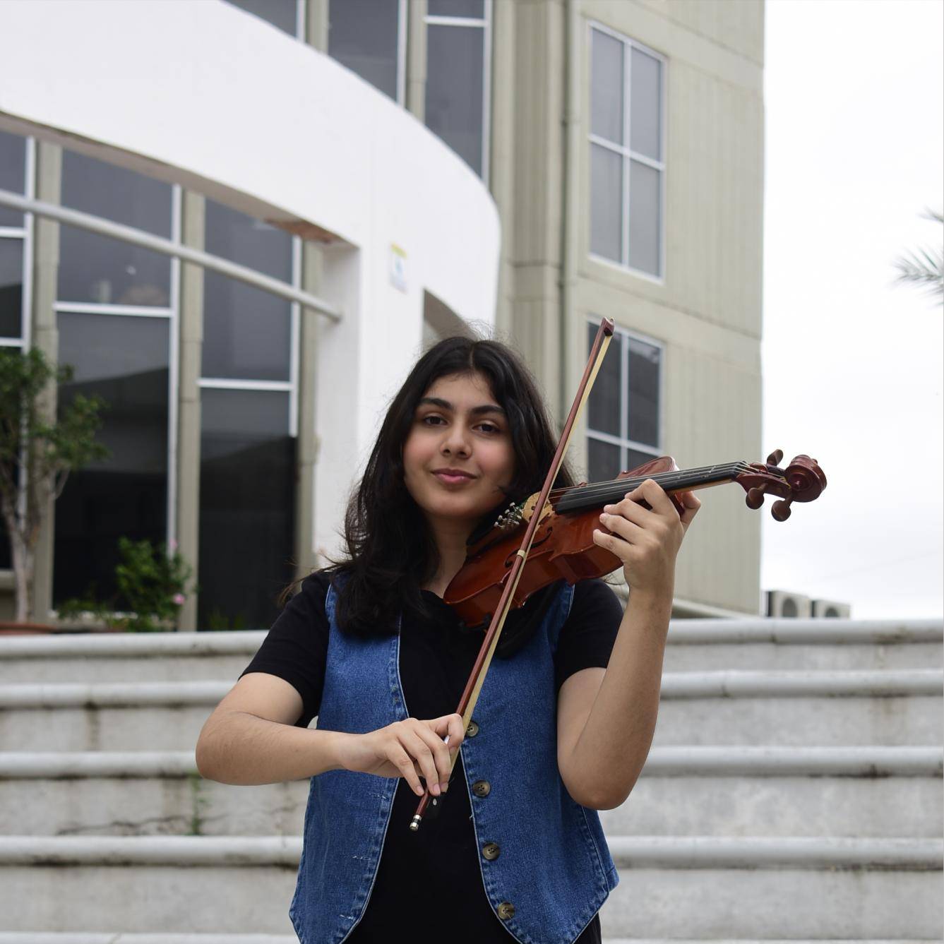 $!La estudiante de violín estará en el campamento de la OSIM este mes de julio.