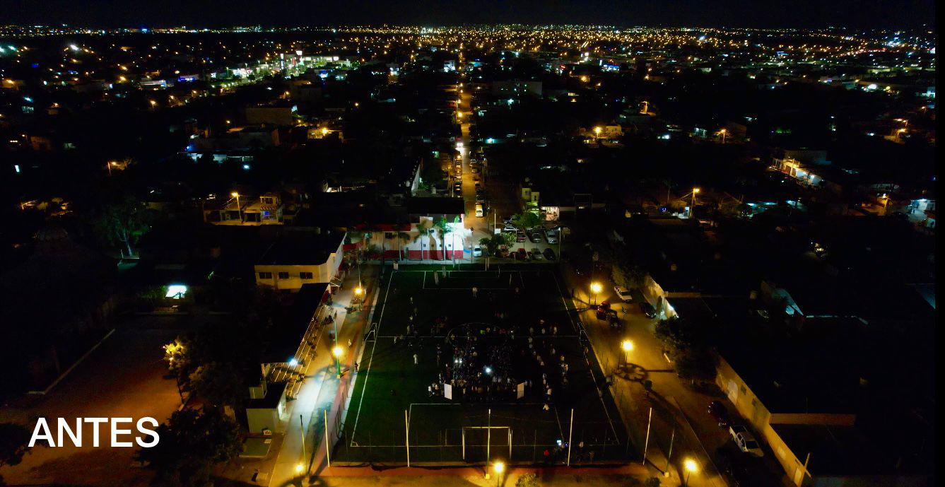 $!Rehabilitan campo de futbol de la Colonia Francisco Villa