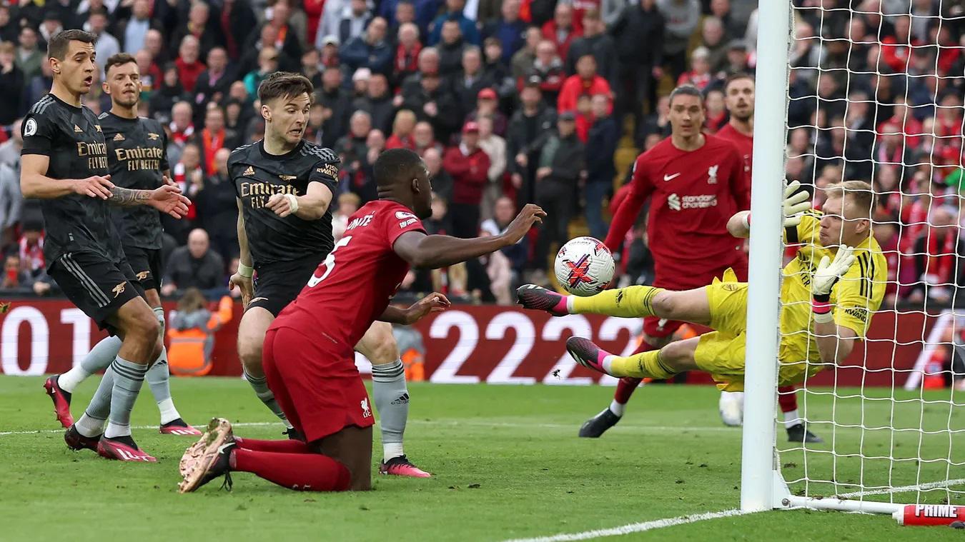 $!Liverpool y Arsenal empatan en juego de alto voltaje