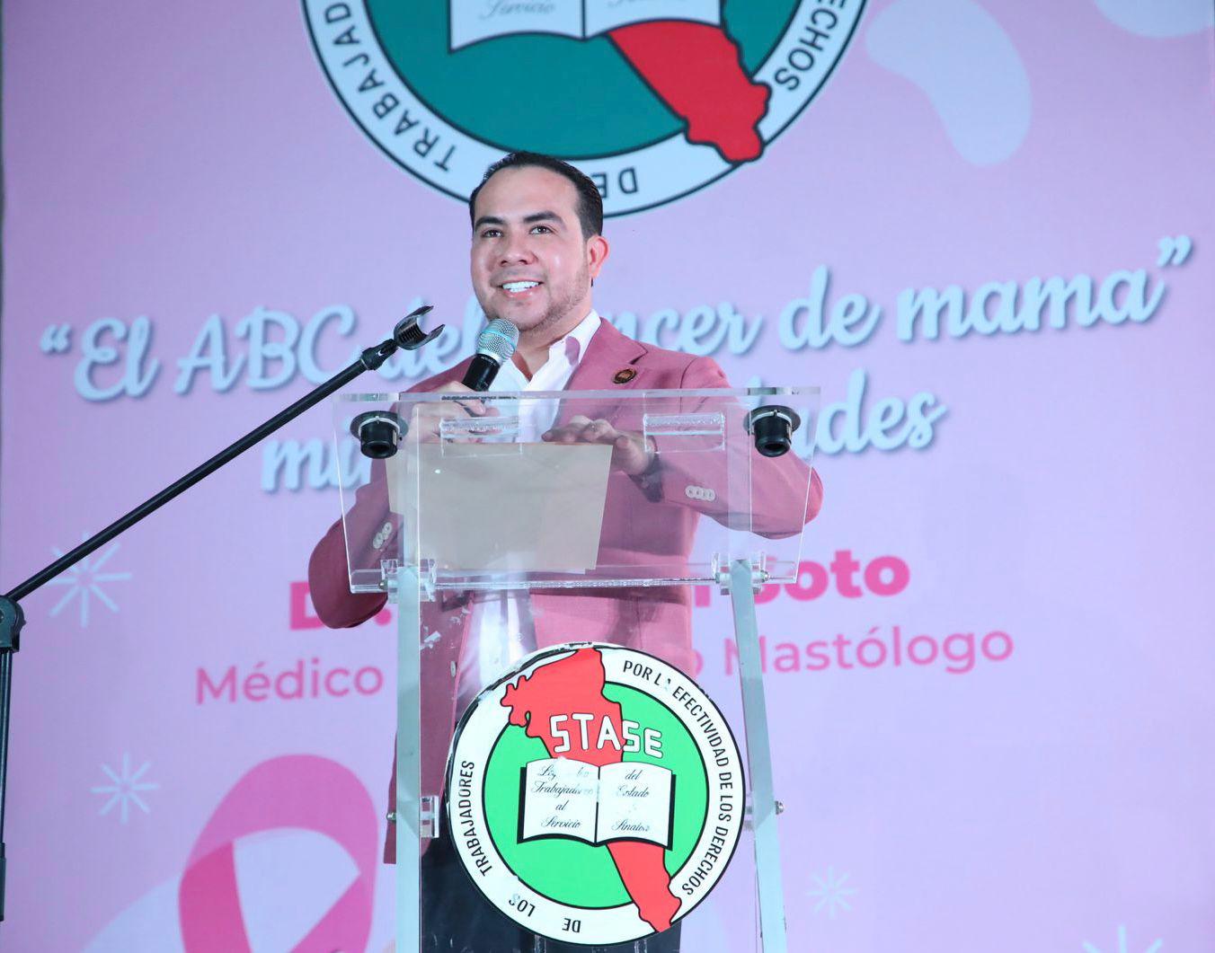 $!Imparte STASE conferencia sobre mitos y realidades del cáncer de mama