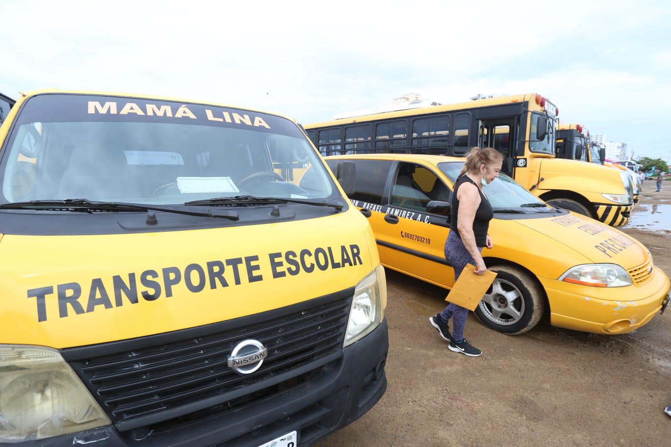 $!En Mazatlán, inspeccionan el transporte escolar