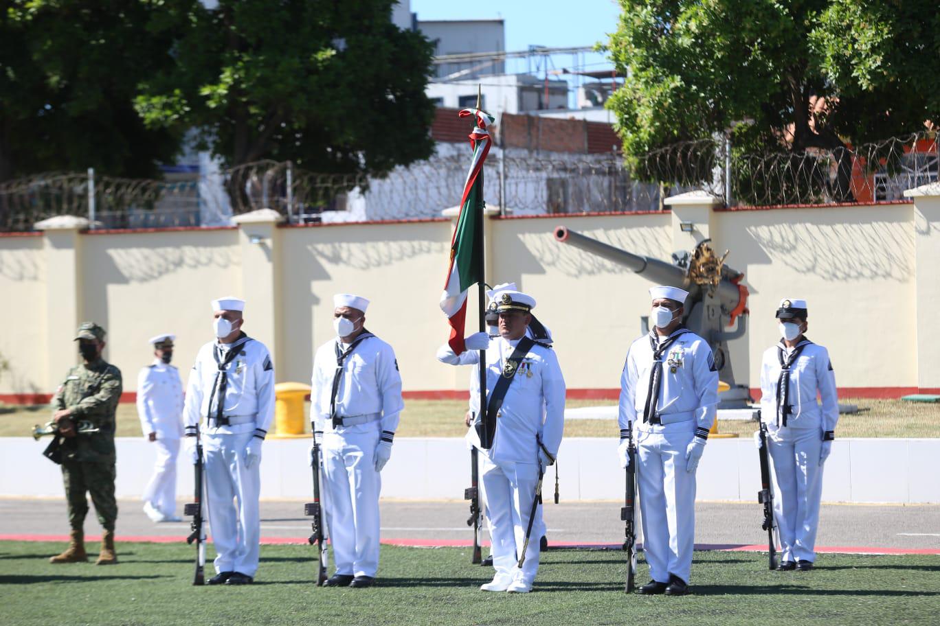 $!Celebran el 111 aniversario de la Revolución Mexicana en la Cuarta Zona Naval