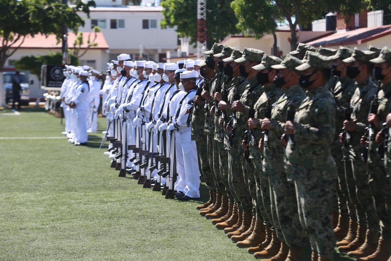 $!Celebran el 111 aniversario de la Revolución Mexicana en la Cuarta Zona Naval